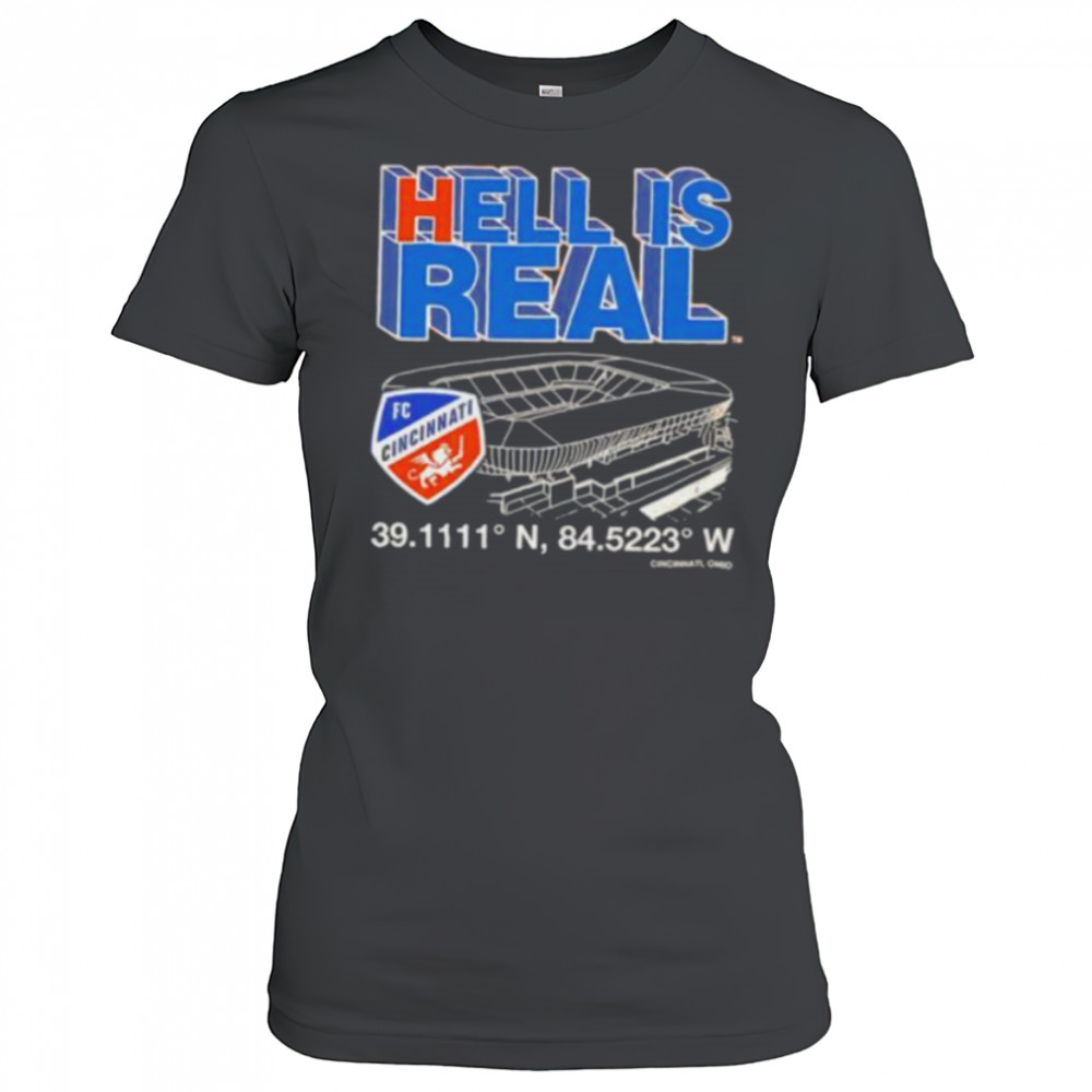 Hell is real Cincinnati FC coordinates shirt Women's T-shirt