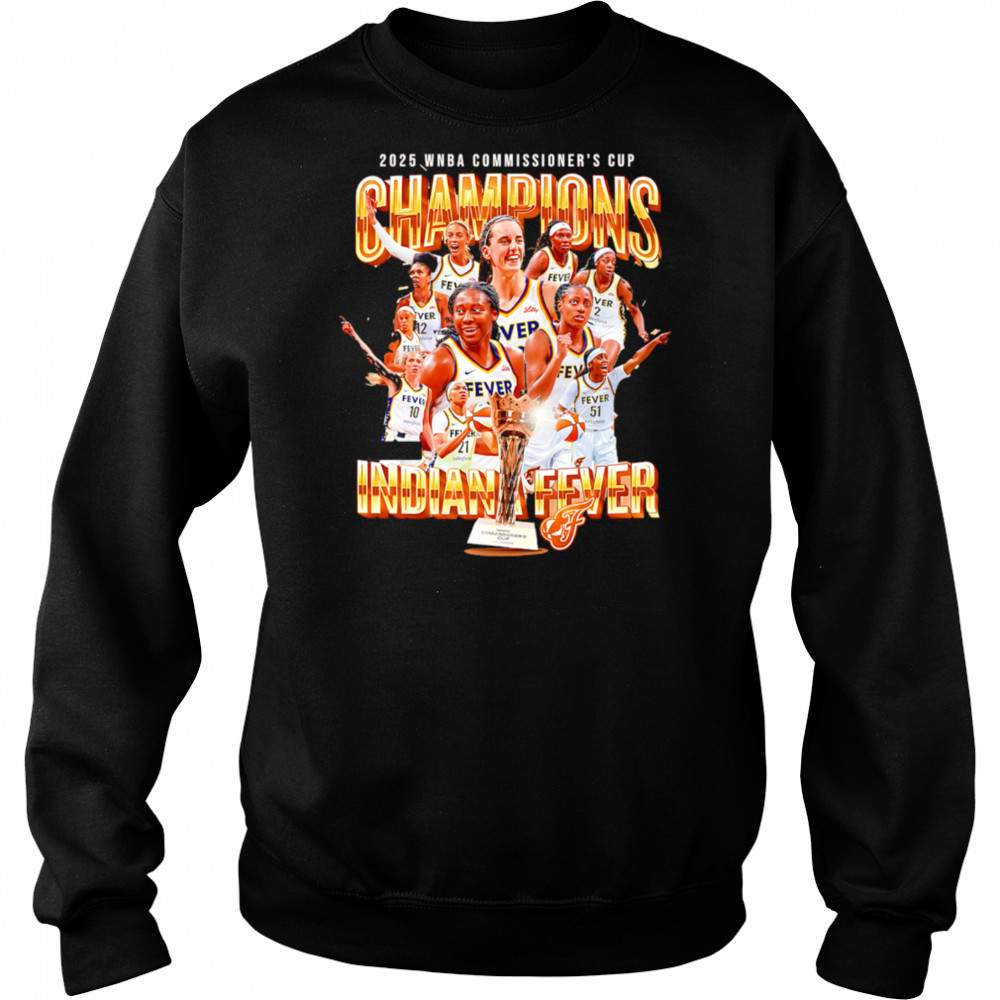Indiana Fever WNBA Commissioner’s Cup Champions 2025 shirt Hoodie
