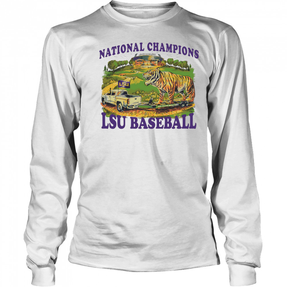 LSU Mike’s Road Trip to Omaha 2025 shirt Long Sleeved