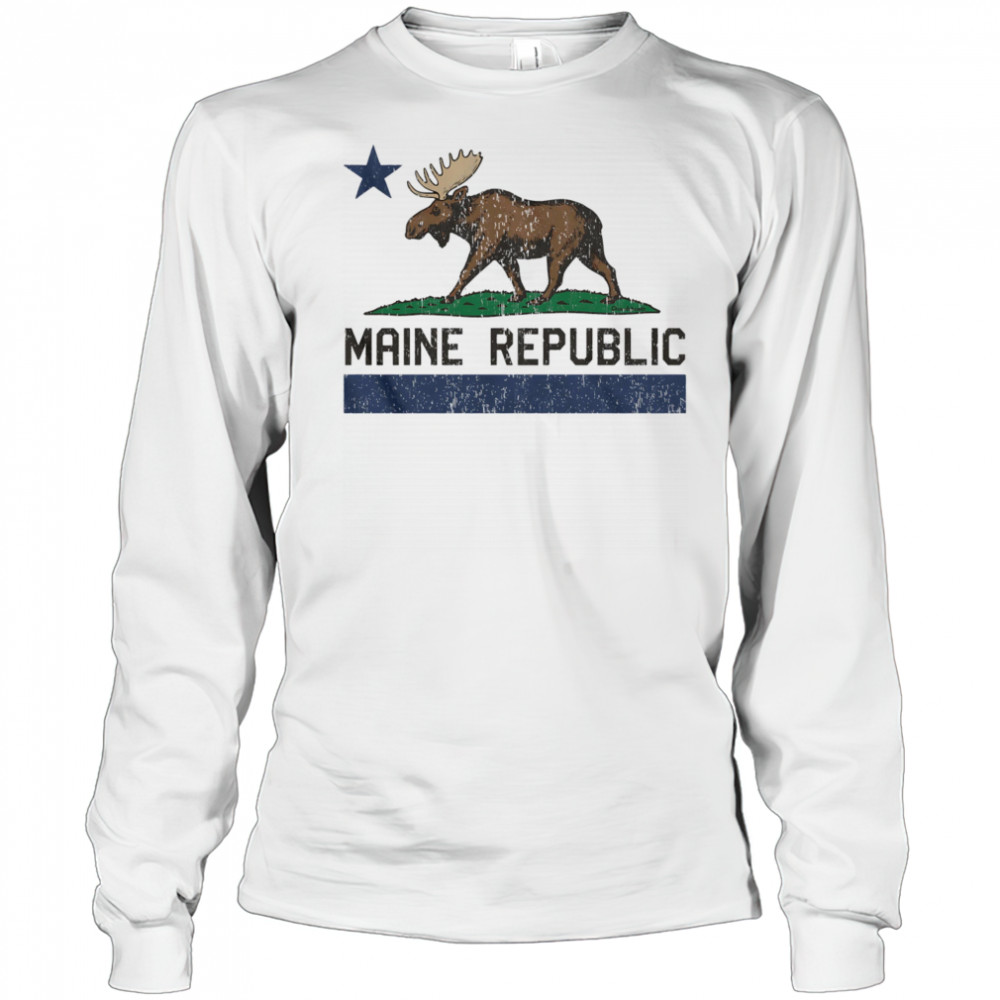 Maine Republic Moose shirt Long Sleeved