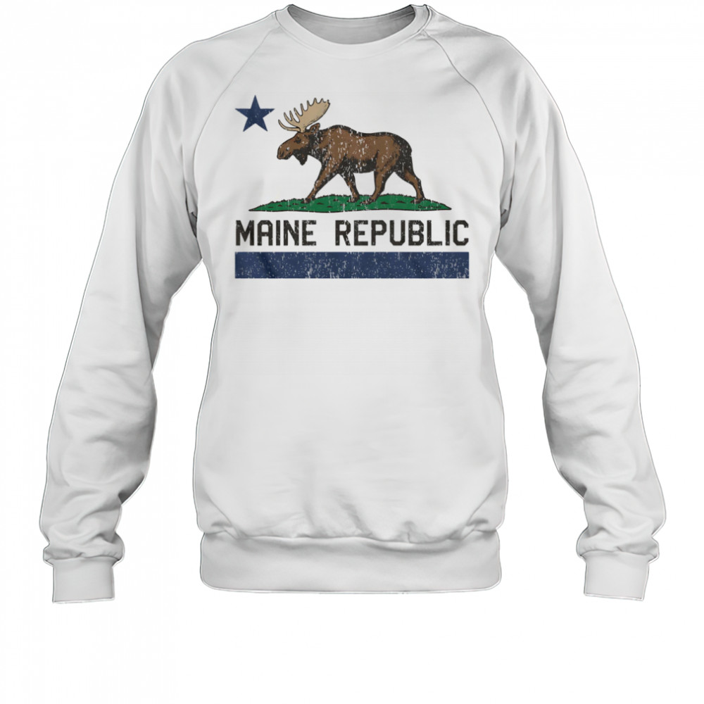 Maine Republic Moose shirt Sweatshirt