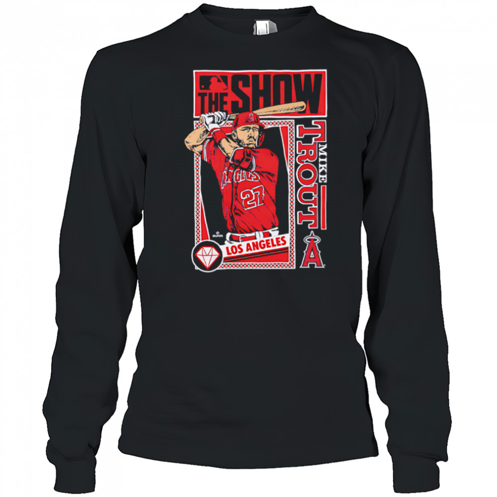 MLB The Show Angels Mike Trout shirt Long Sleeved