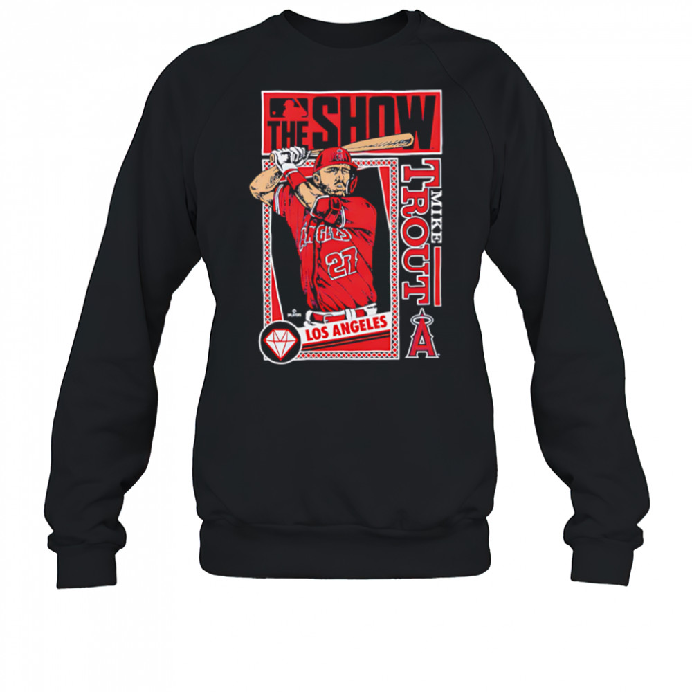 MLB The Show Angels Mike Trout shirt Sweatshirt