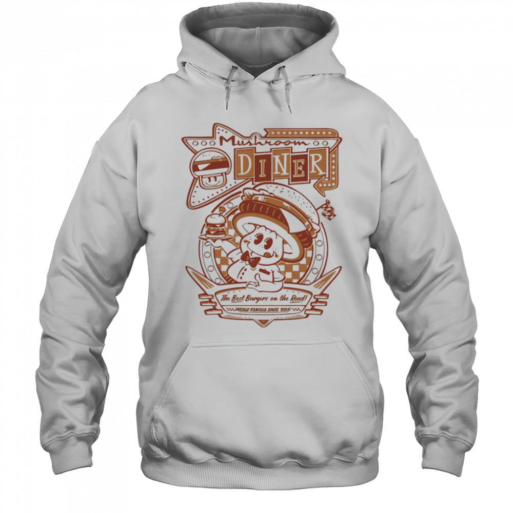 Mushroom dinner burger road shirt Hoodie