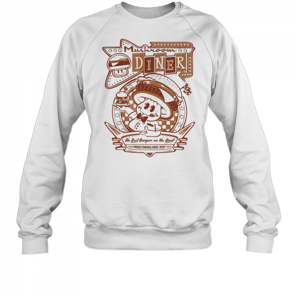 Mushroom dinner burger road shirt Sweatshirt