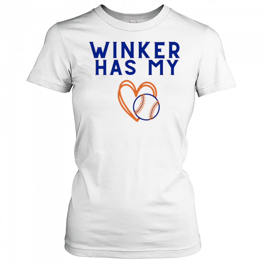 New York Mets Winker Has My Heart shirt Women's T-shirt