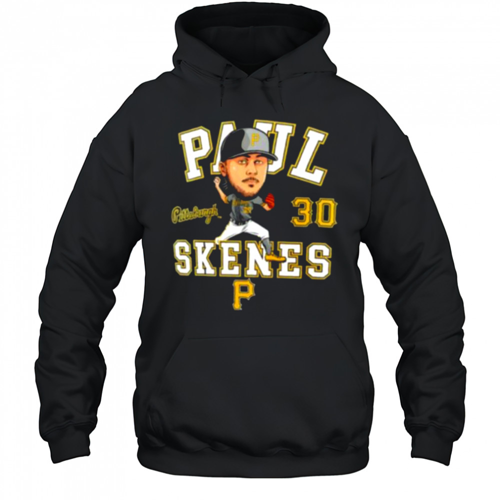 Paul Skenes #30 Pittsburgh Pirates Baseball player caricature shirt Hoodie