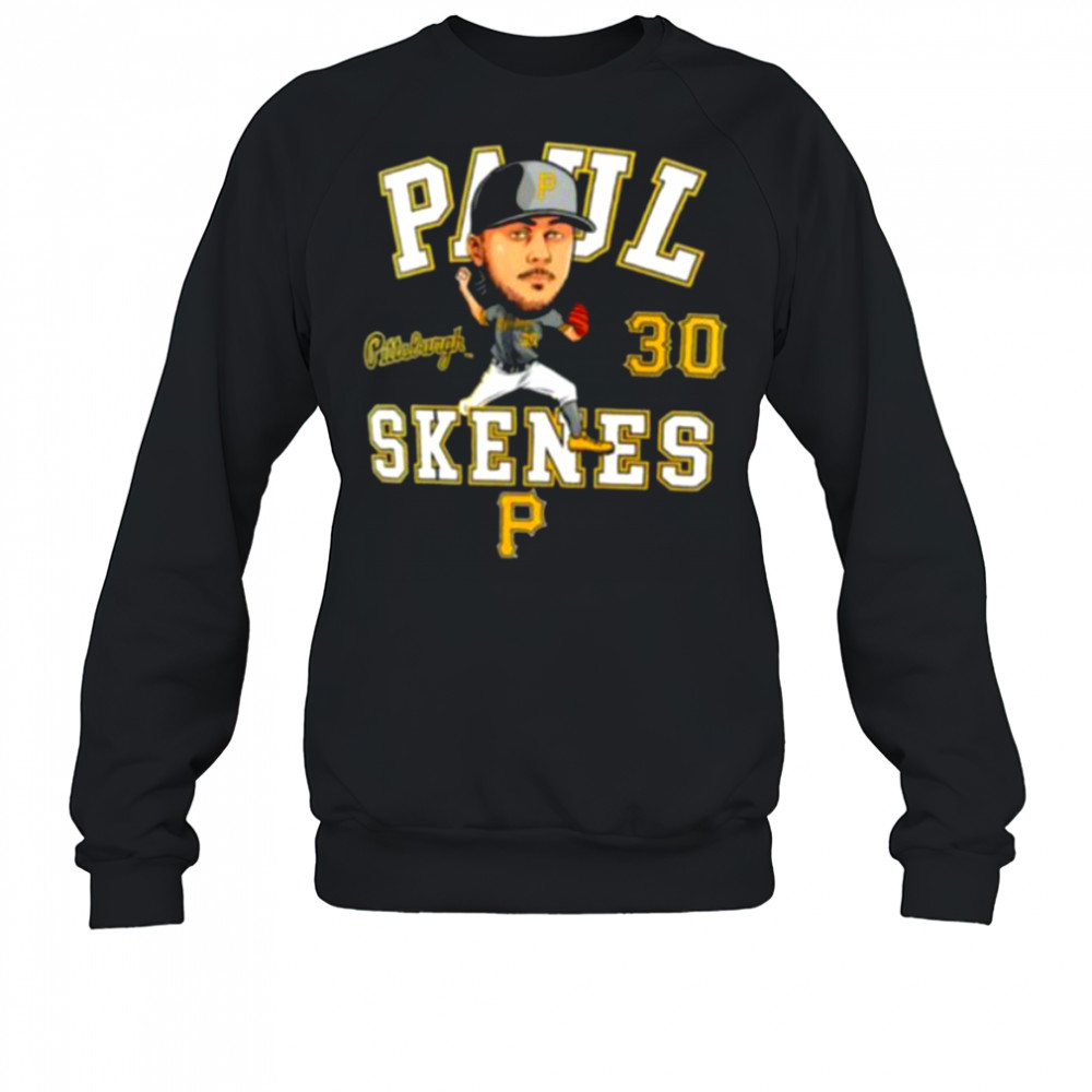 Paul Skenes #30 Pittsburgh Pirates Baseball player caricature shirt Sweatshirt