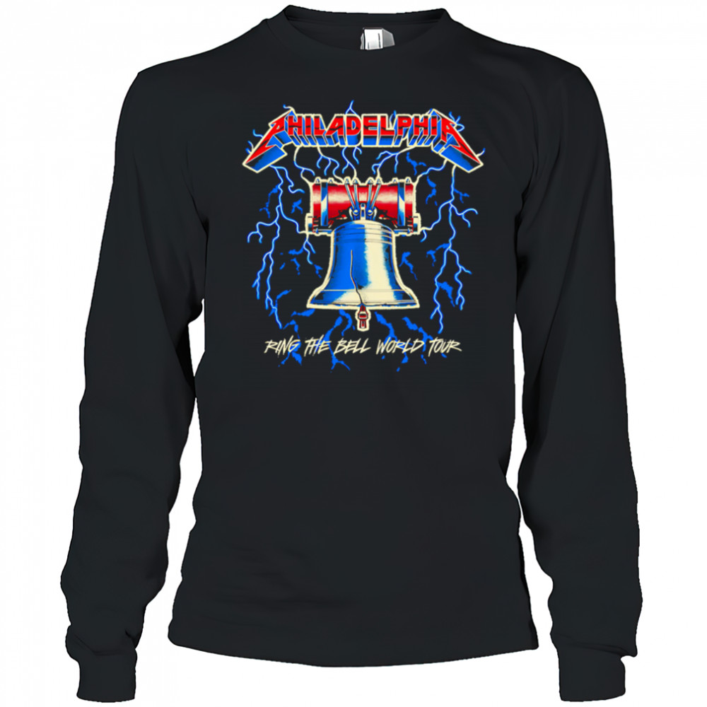 Philadelphia 2025 Baseball Tour Ring the Bell world tour shirt Long Sleeved