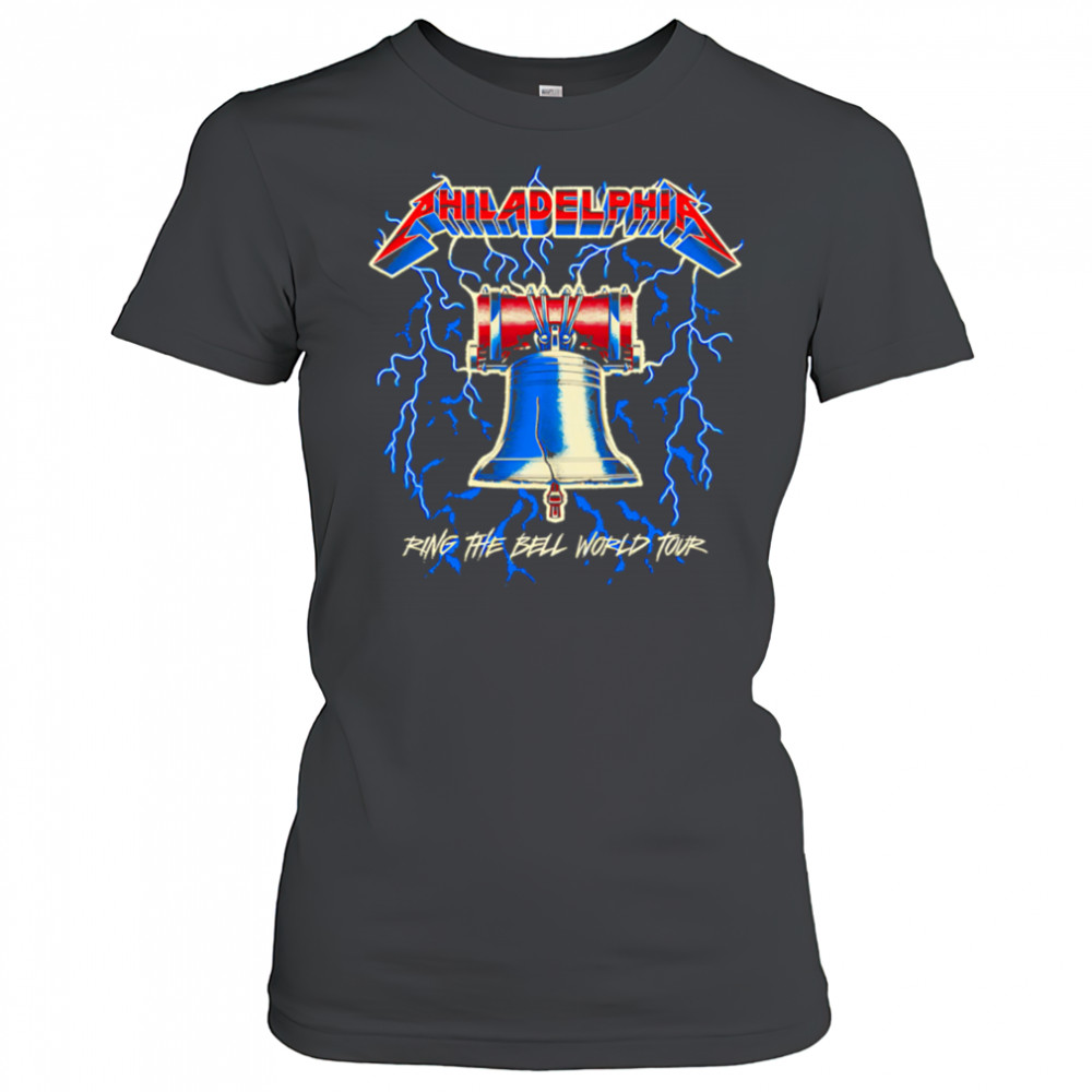 Philadelphia 2025 Baseball Tour Ring the Bell world tour shirt Women's T-shirt