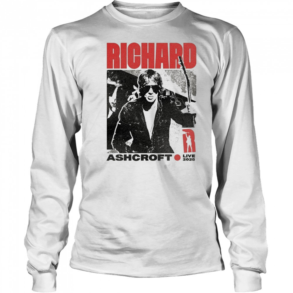 Richard Ashcroft Tour 2025 T-shirt Long Sleeved