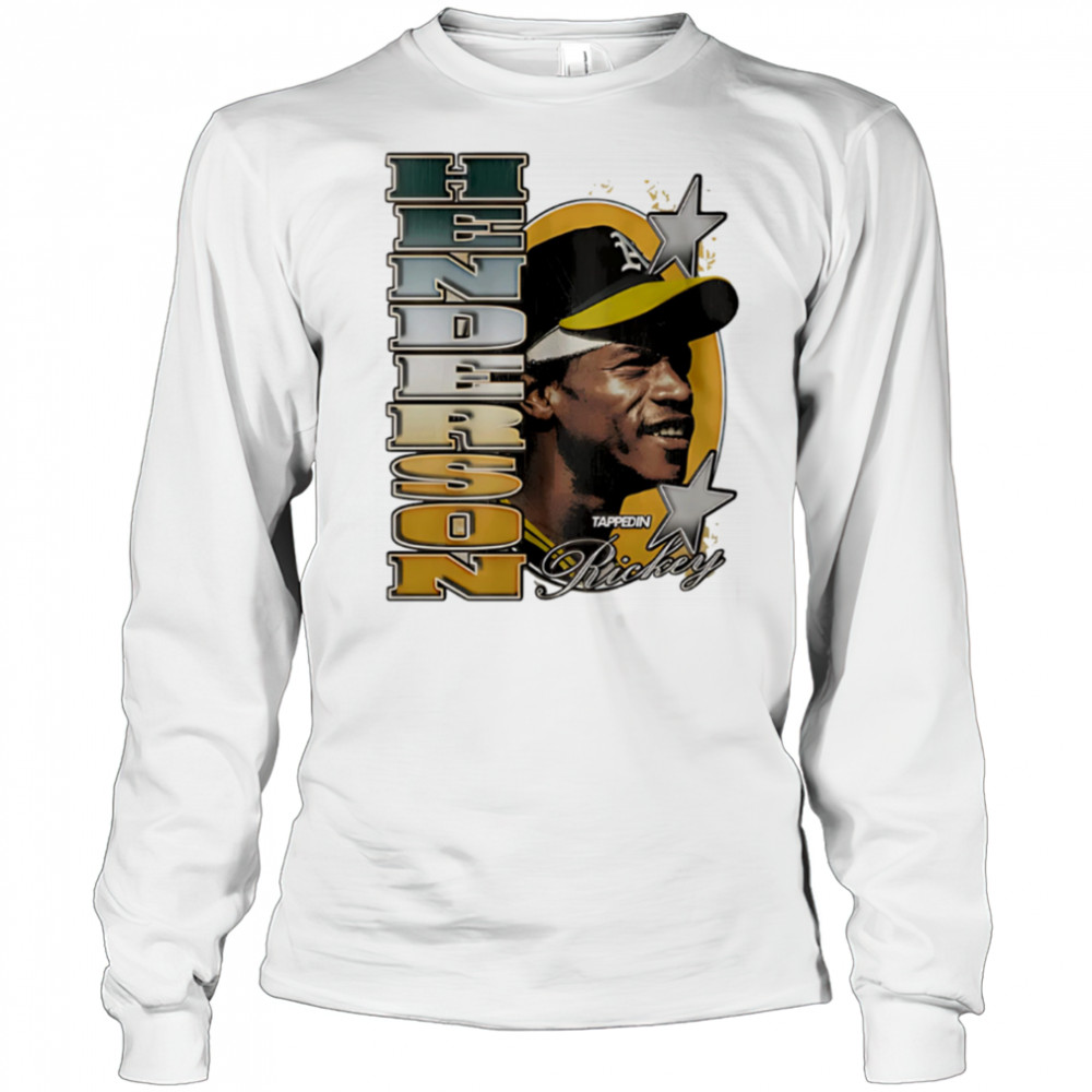 Rickey Henderson Athletics vintage 90s shirt Long Sleeved