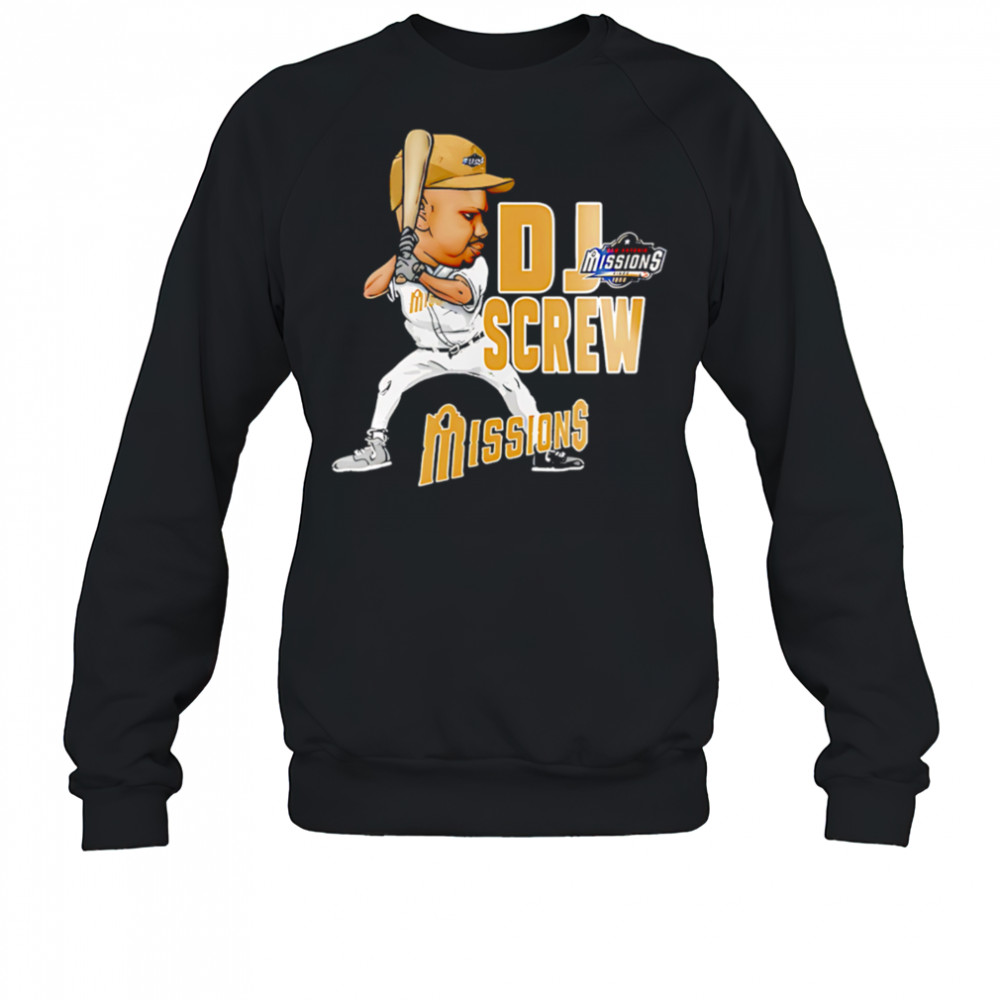 San Antonio Missions DJ Screw 2025 Baseball shirt Sweatshirt