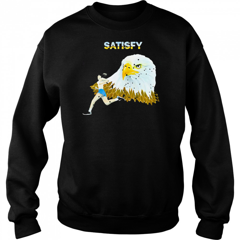 Satisfy casual running Eagles shirt Hoodie