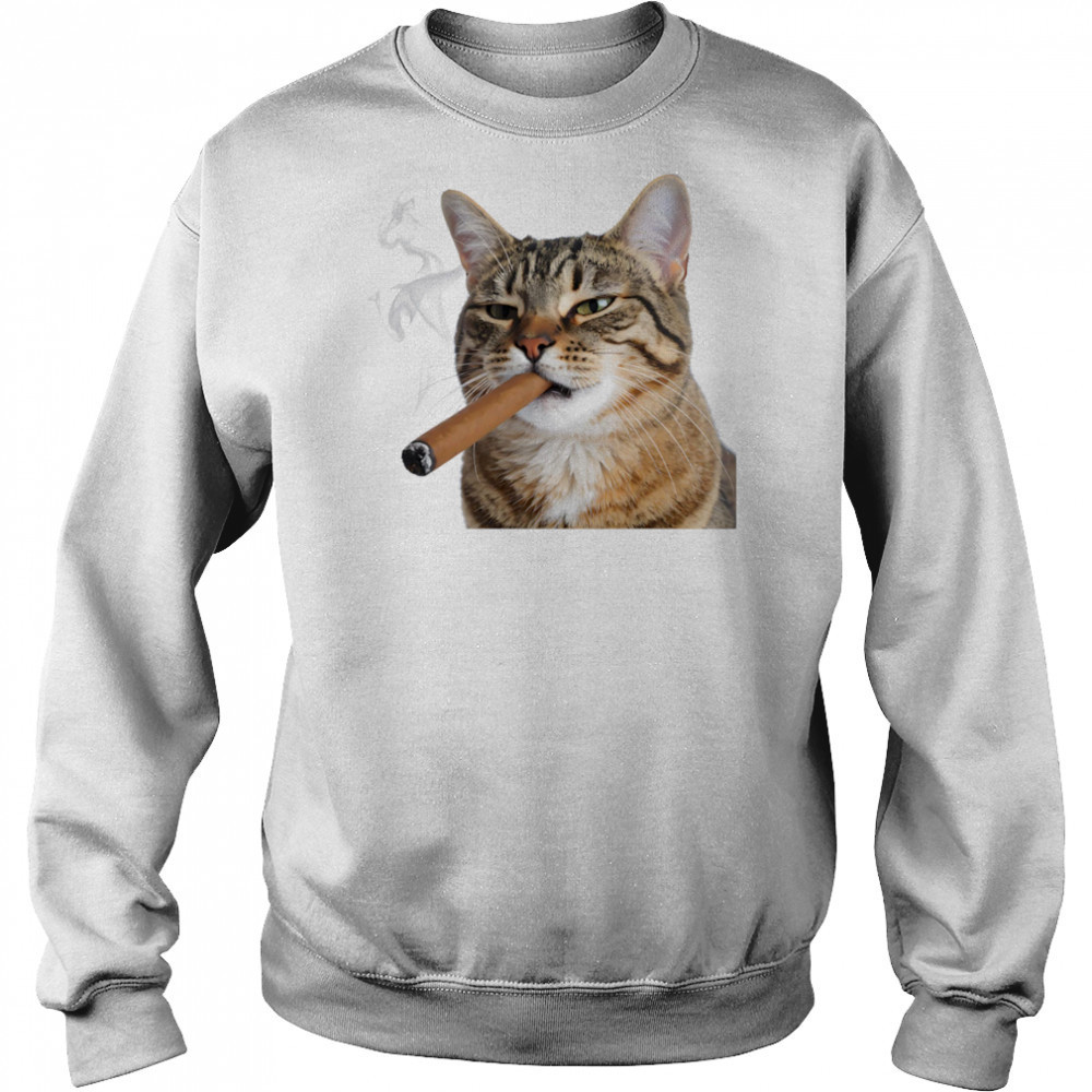 Smoke Cat shirt Hoodie