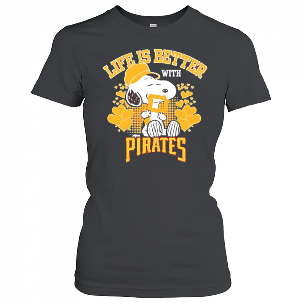 Snoopy Life is better with Pirates shirt Women's T-shirt