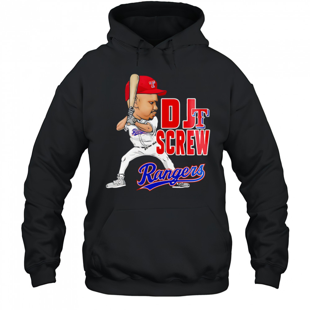 Texas Rangers DJ Screw 2025 Baseball shirt Hoodie