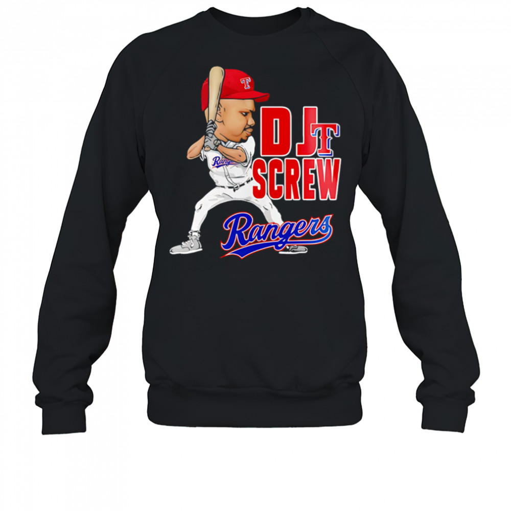 Texas Rangers DJ Screw 2025 Baseball shirt Sweatshirt