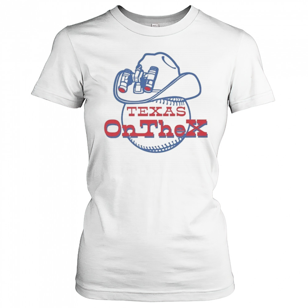 Texas Rangers On The X T-shirt Women's T-shirt