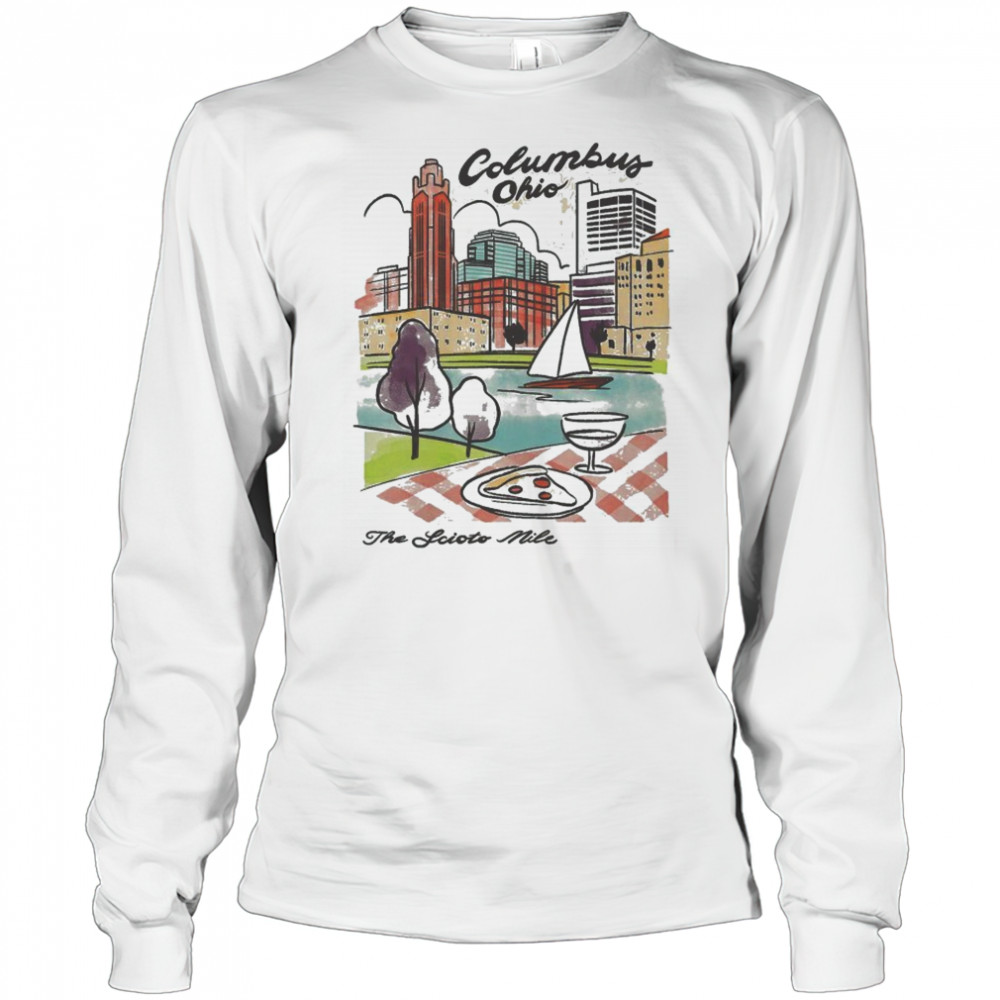 The Scioto Mile Columbus Ohio T-Shirt Long Sleeved