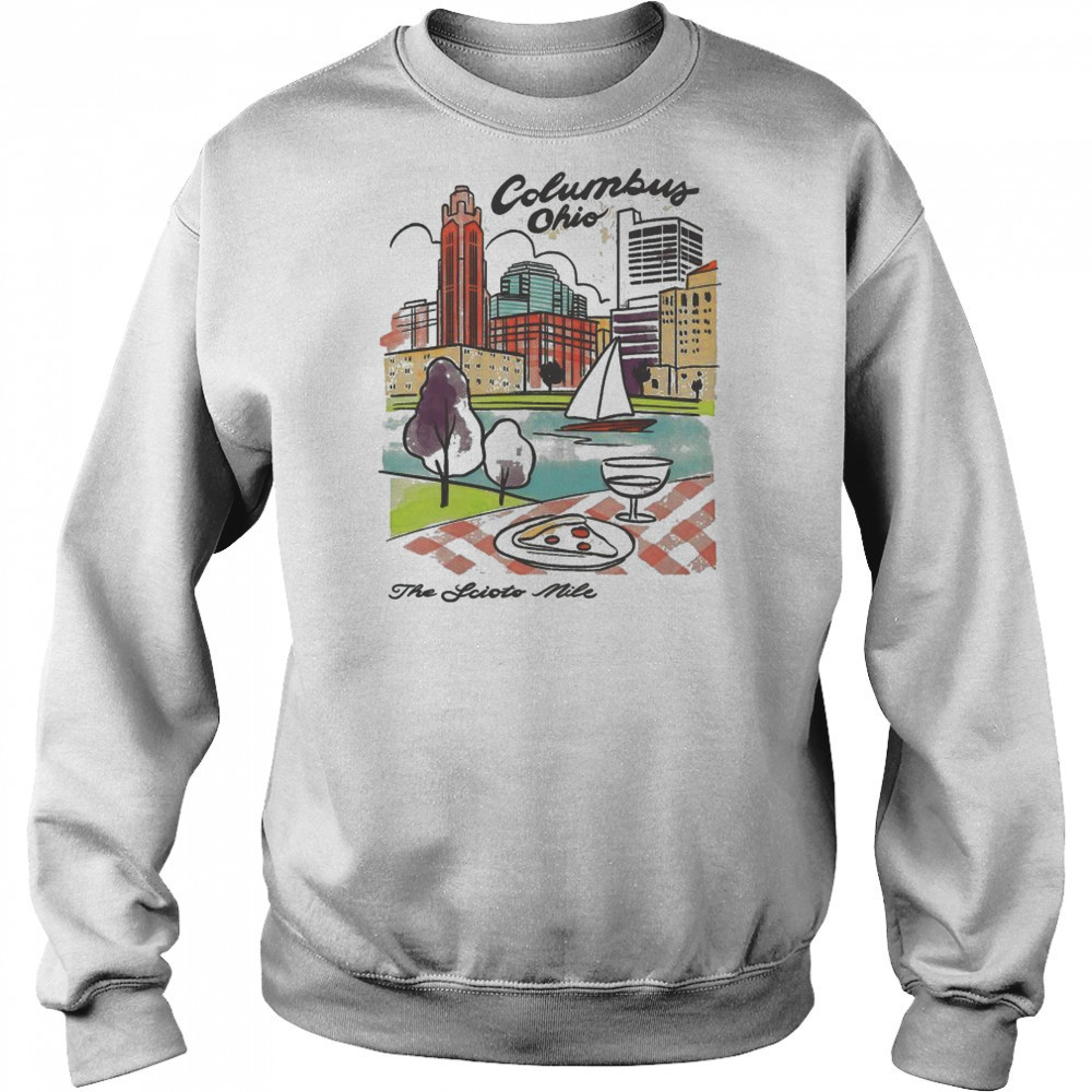 The Scioto Mile Columbus Ohio T-Shirt Hoodie