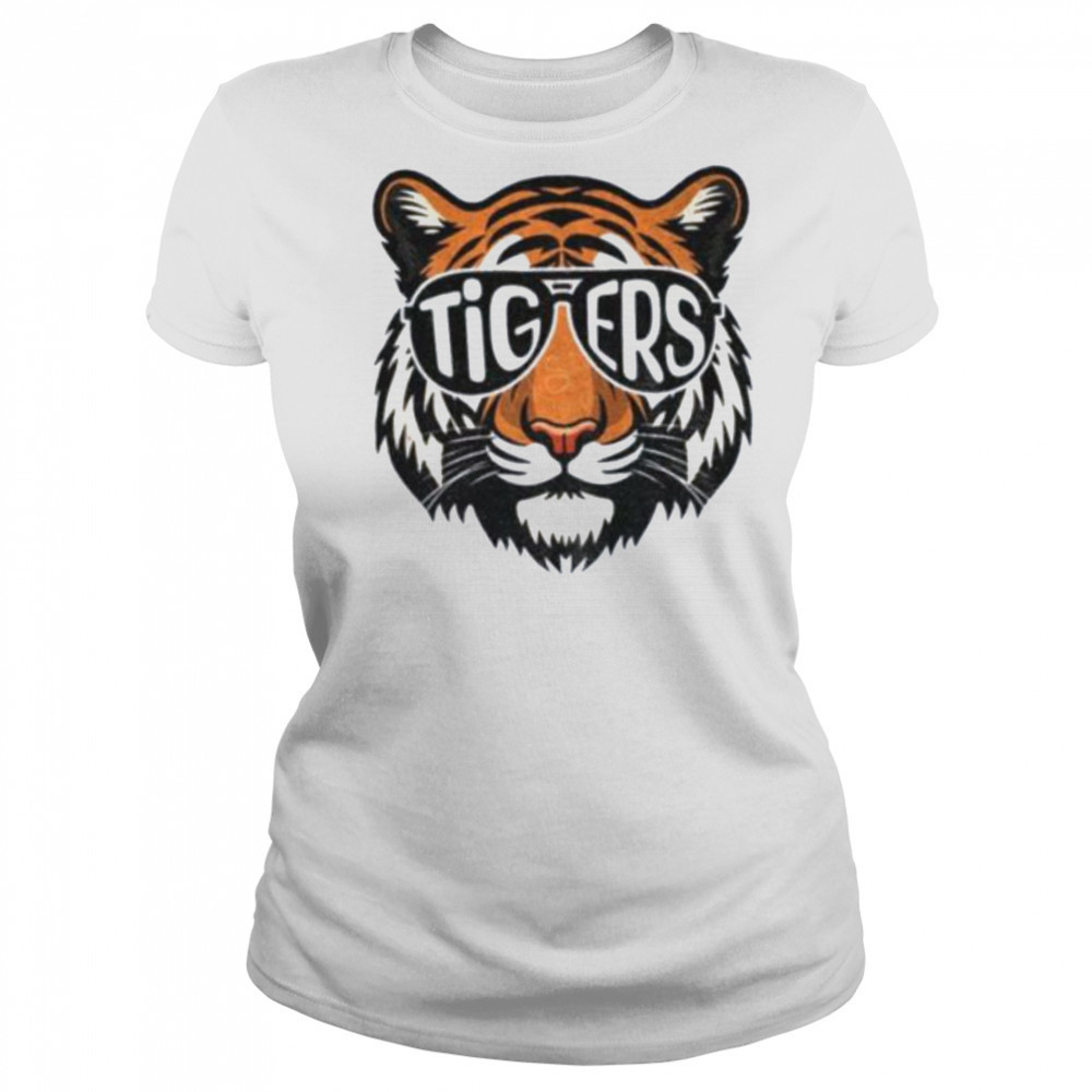 Tigers Sunglasses Graphic Detroit Baseball shirt Women's T-shirt