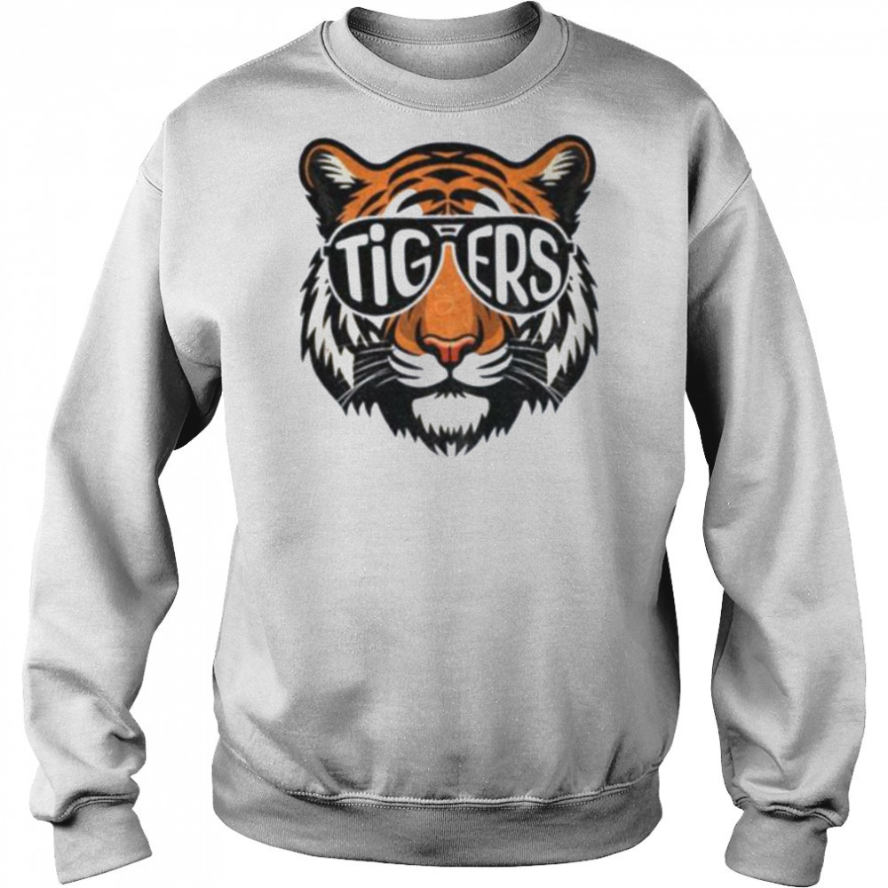 Tigers Sunglasses Graphic Detroit Baseball shirt Hoodie