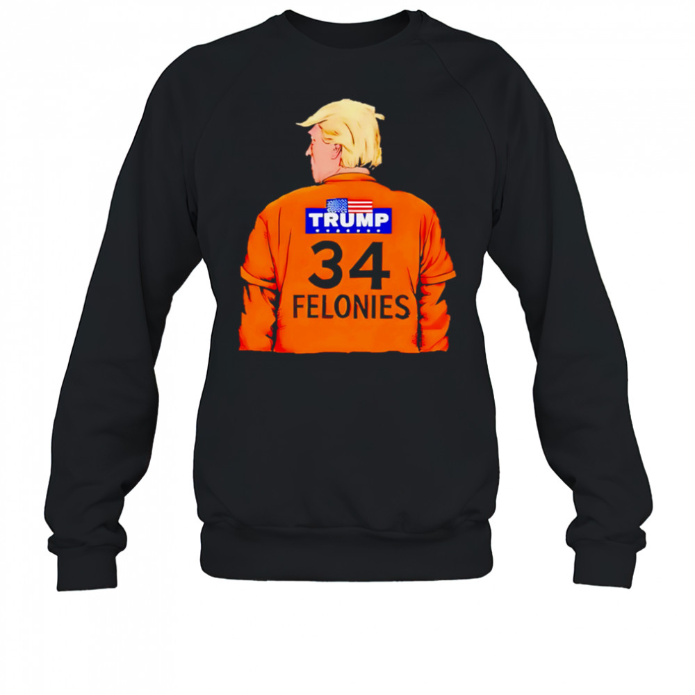 Trump 34 Felonies shirt Sweatshirt