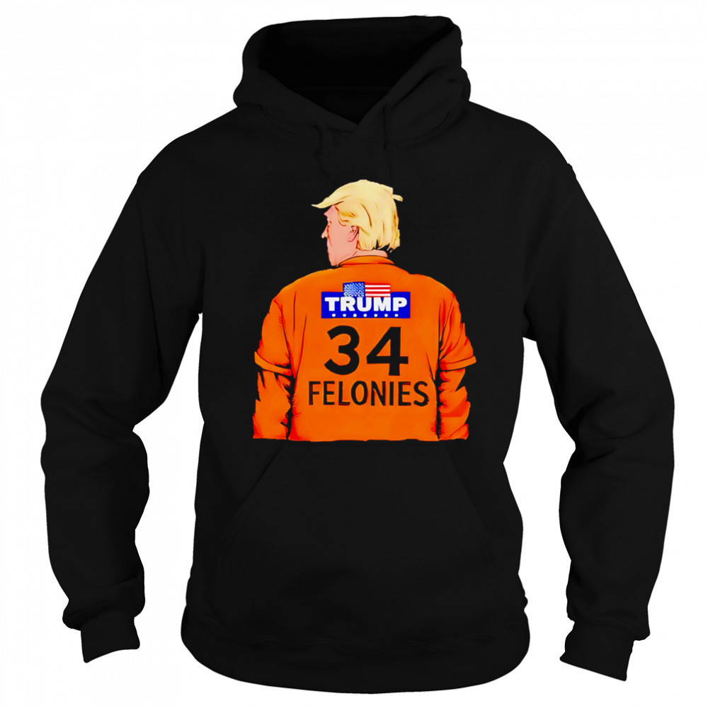 Trump 34 Felonies shirt Sweatshirt