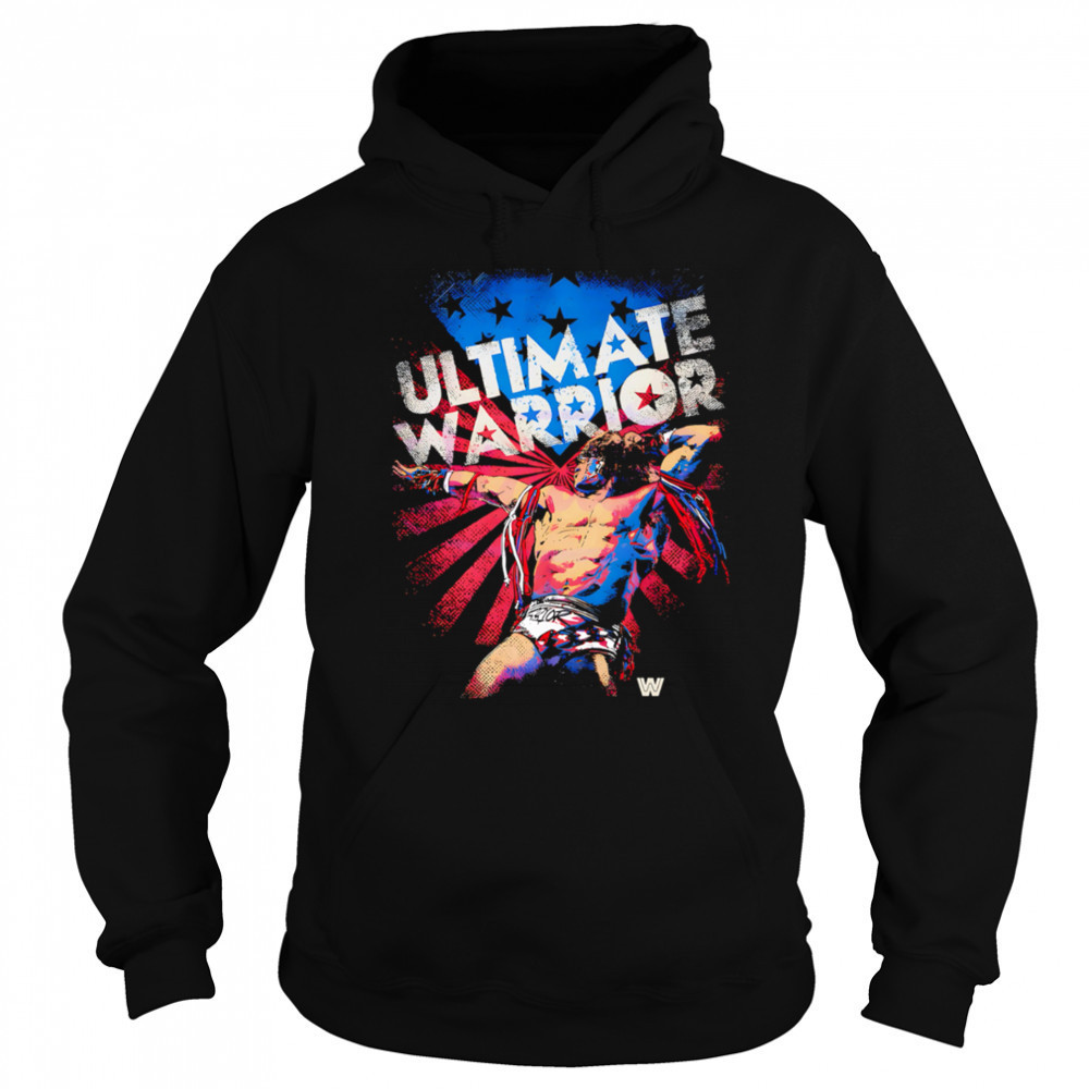 Ultimate Warrior Wrestling Usa Flag Patriotic Fourth Of July shirt Sweatshirt