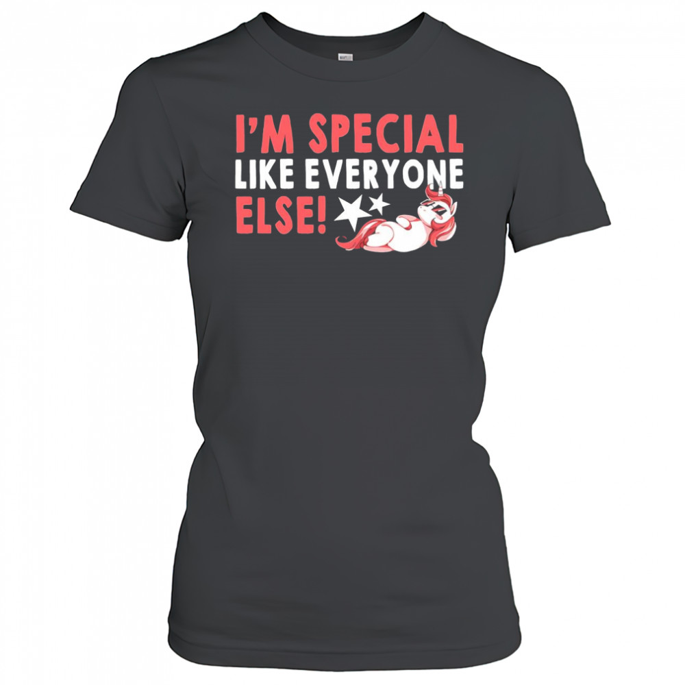 Unicorn I’m special like everyone else shirt Women's T-shirt