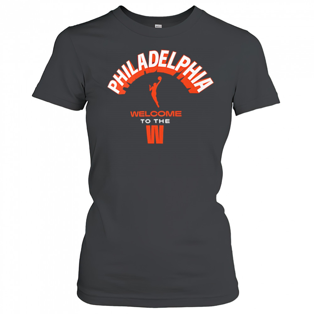 Welcome To The WNBA Philadelphia Detroit Cleveland shirt Women's T-shirt
