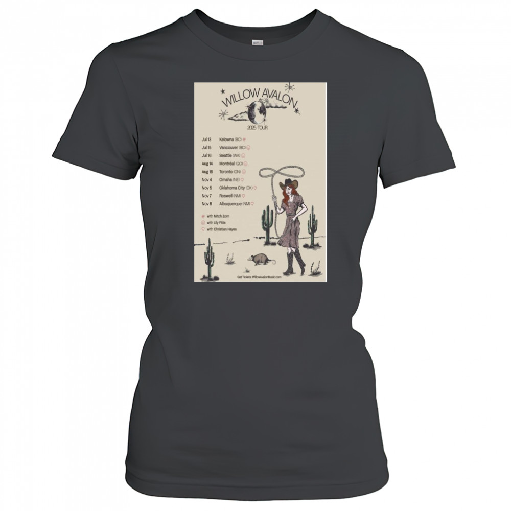 Willow Avalon Poster Tour 2025 T-Shirt Women's T-shirt