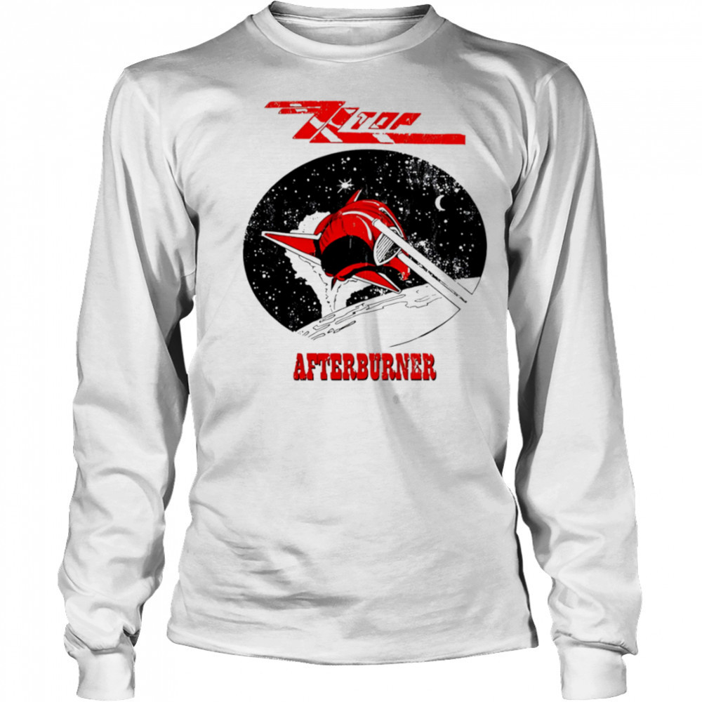 Zz top afterburner illustrated shirt Long Sleeved