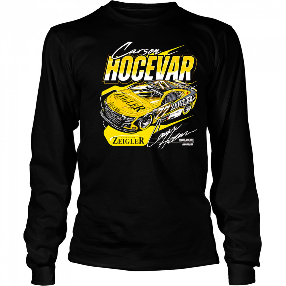 #77 Carson Hocevar Zeigler car shirt Long Sleeved
