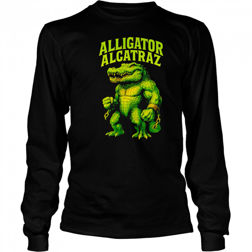 Alligator Alcatraz gym shirt Long Sleeved