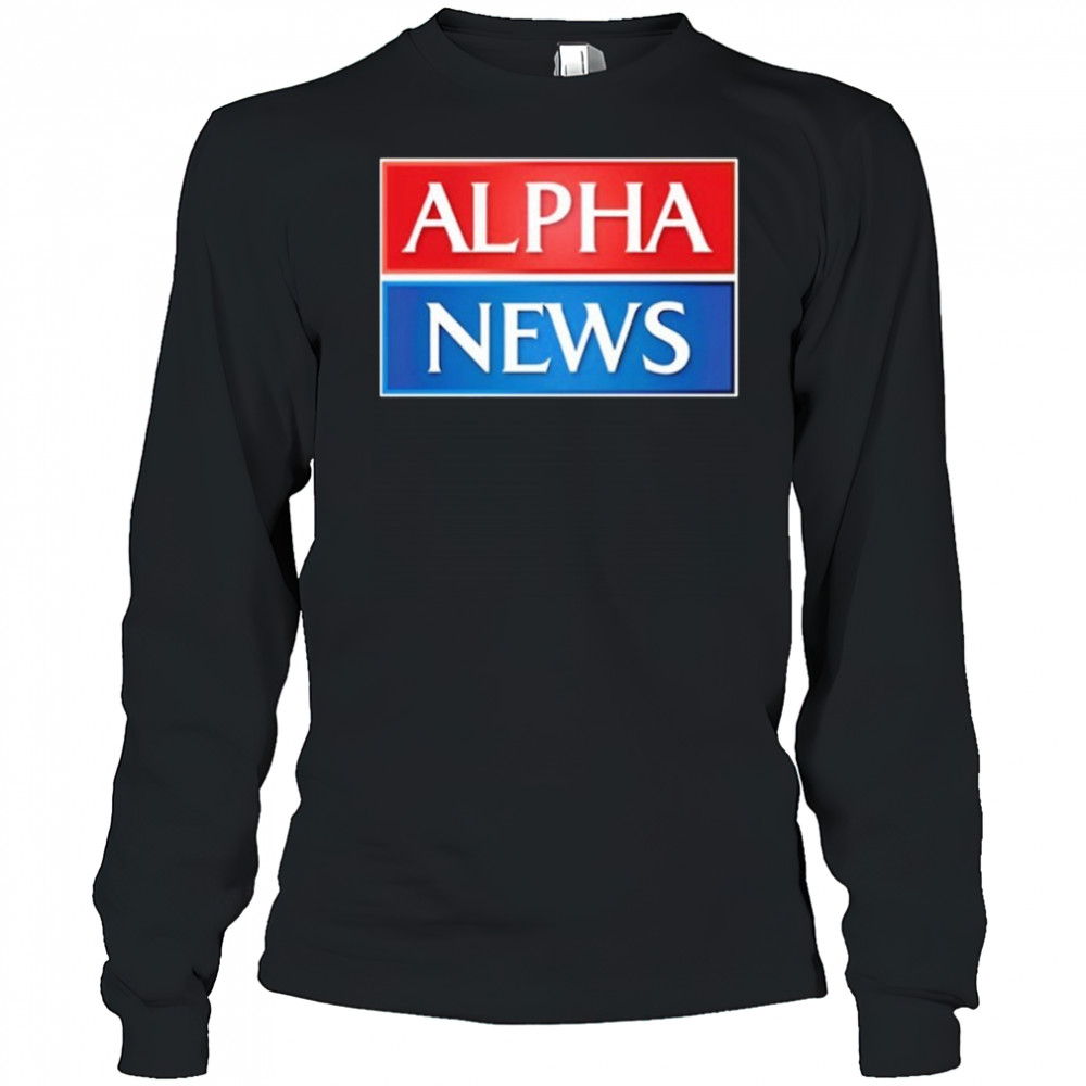 Alpha News T-Shirt Long Sleeved