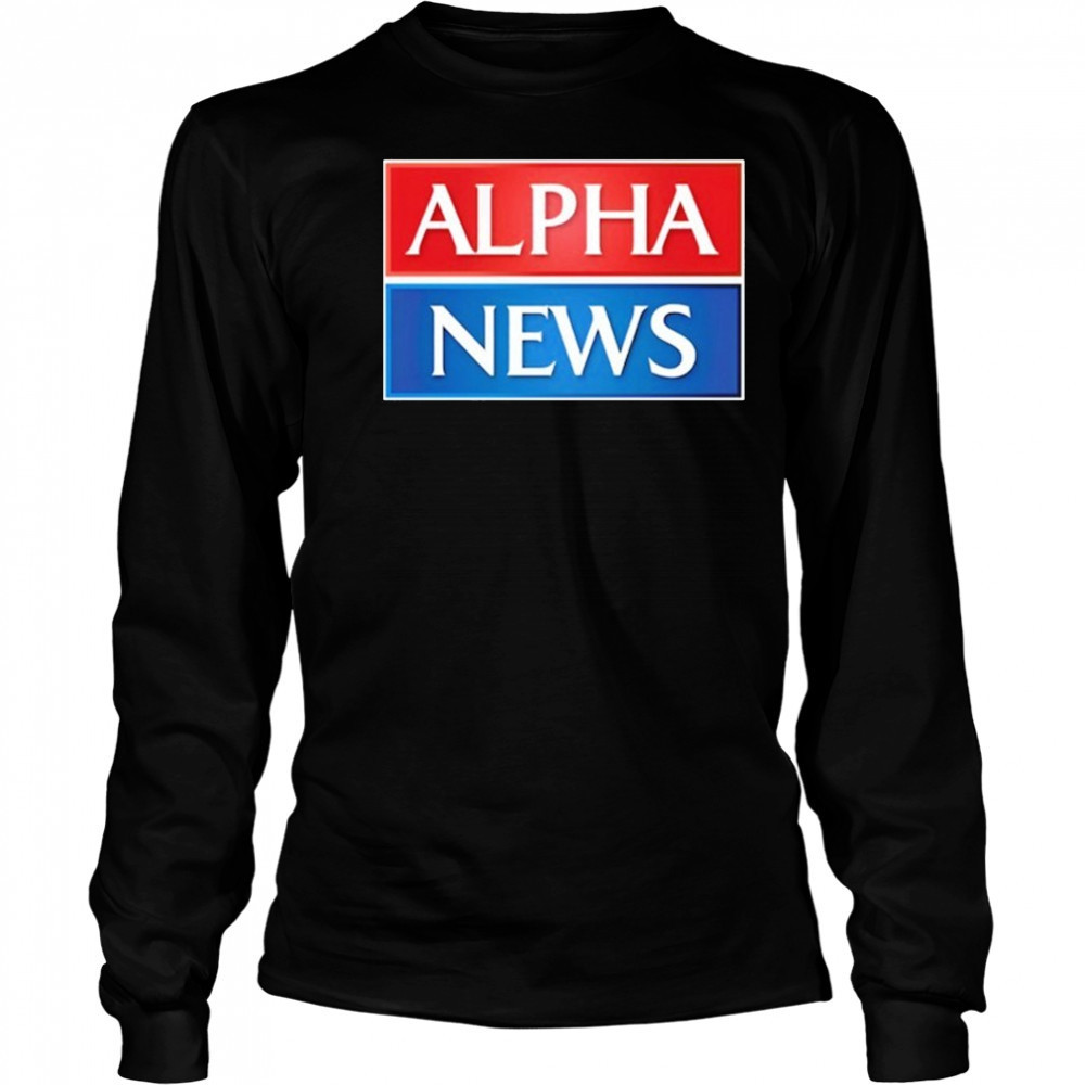 Alpha News T-Shirt Long Sleeved