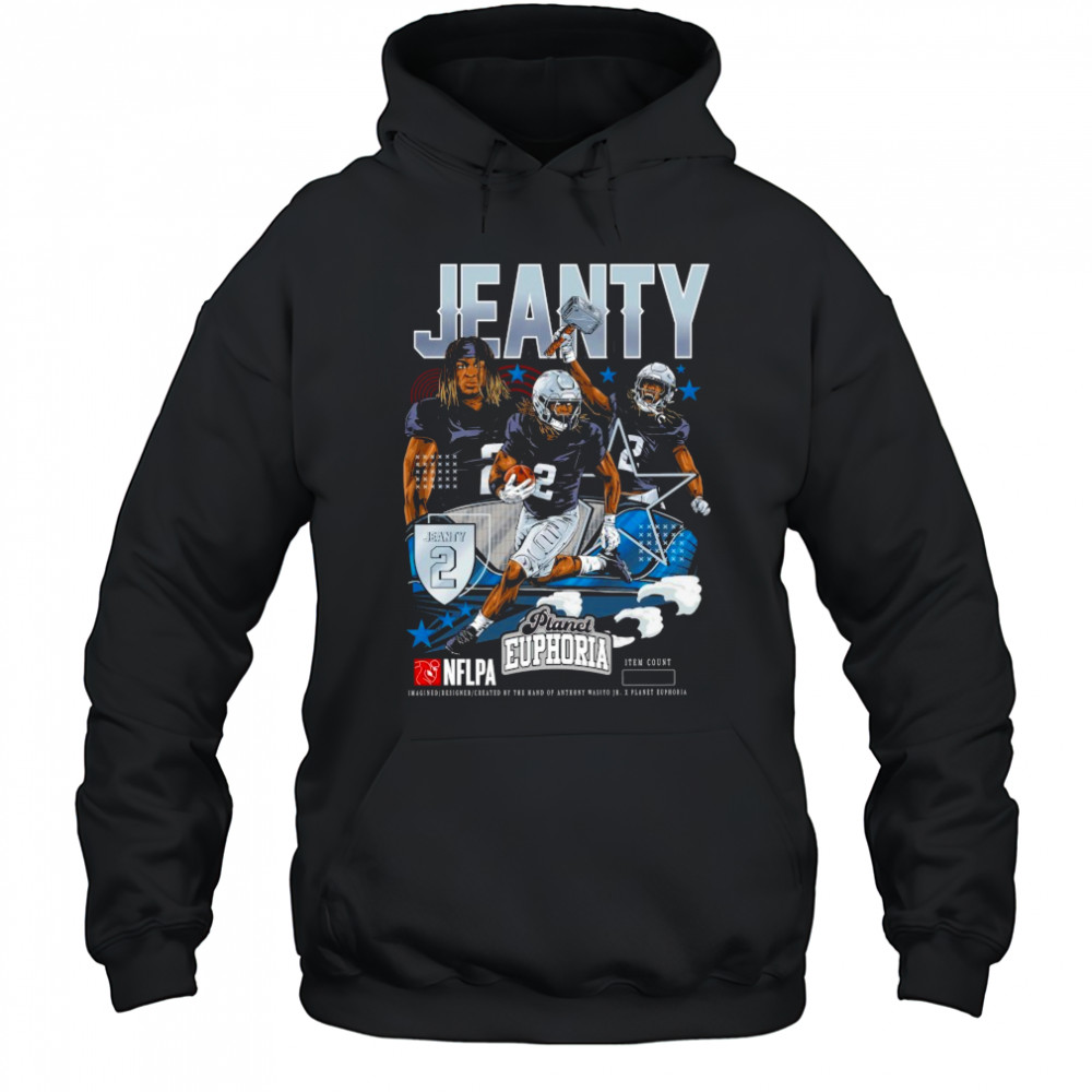 Ashton Jeanty NFLPA Planet Euphoria T-shirt Hoodie