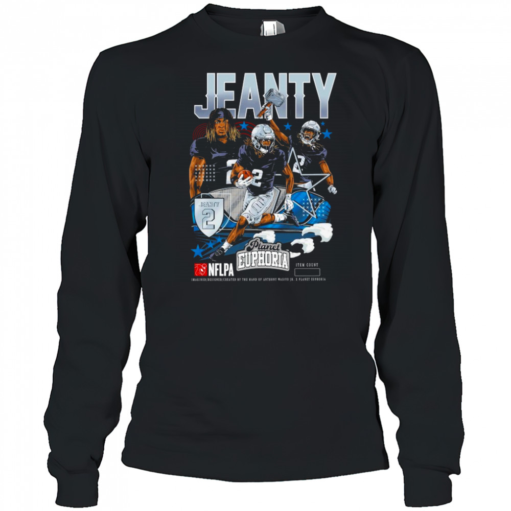 Ashton Jeanty NFLPA Planet Euphoria T-shirt Long Sleeved