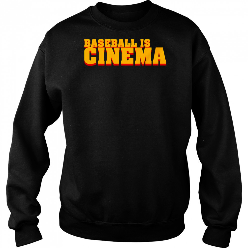 Baseball is cinema shirt Hoodie