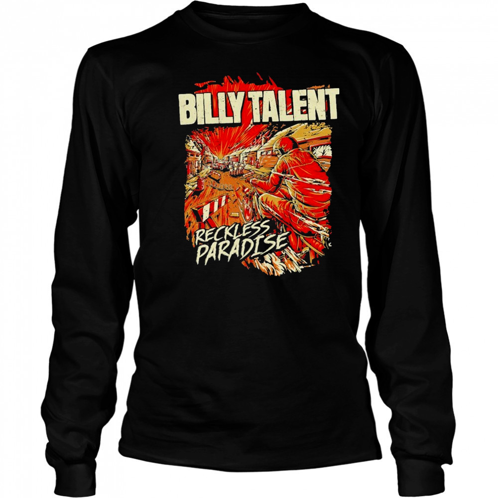 Billy Talent Reckless Paradise T-shirt Long Sleeved
