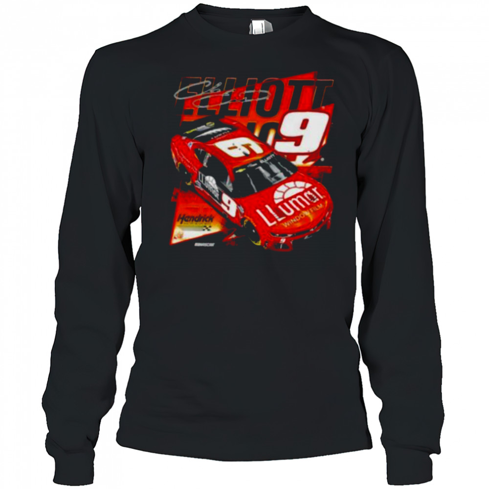 Chase Elliott Hendrick Motorsports Team Collection Llumar signature shirt Long Sleeved