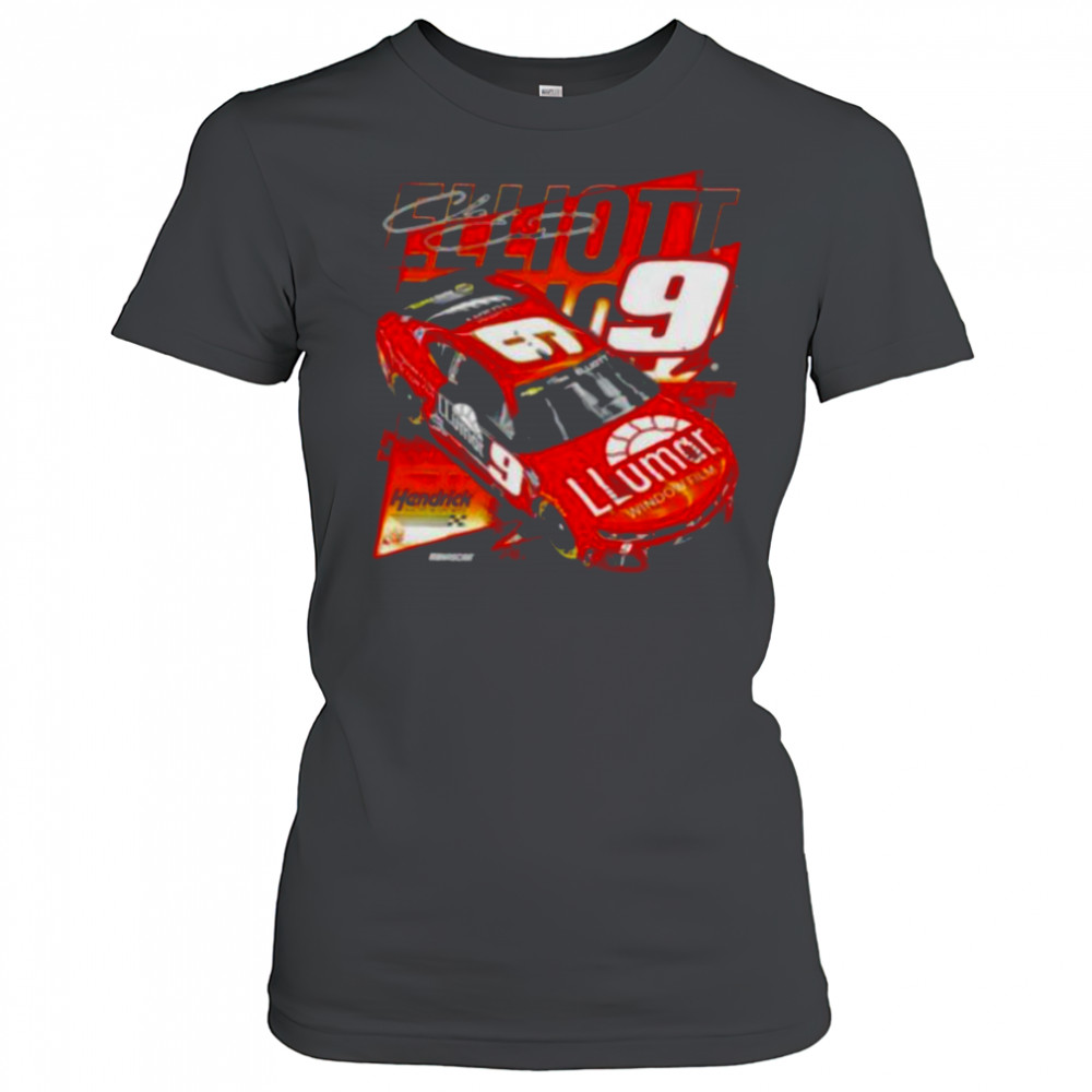 Chase Elliott Hendrick Motorsports Team Collection Llumar signature shirt Women's T-shirt
