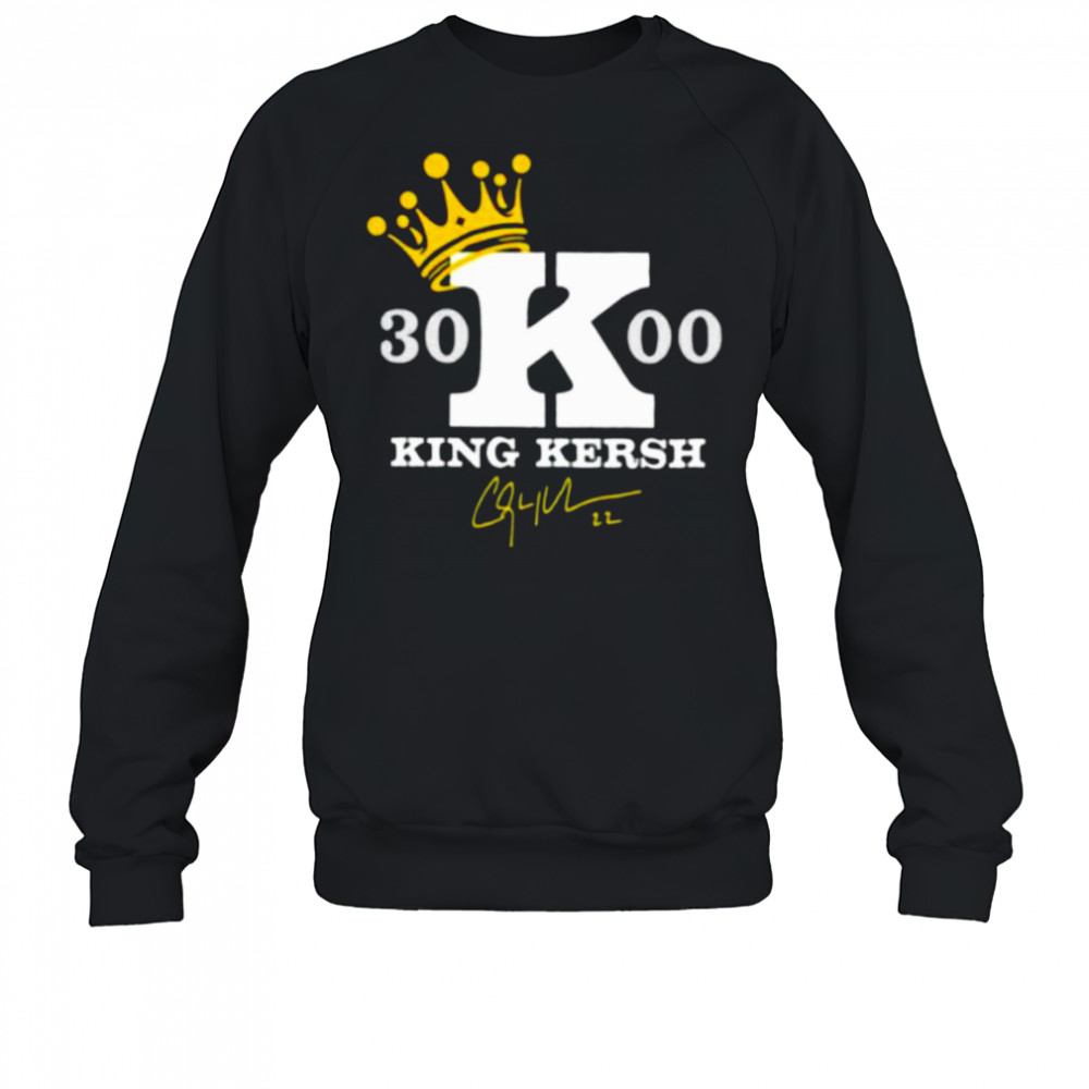 Clayton Kershaw 3000 Career Strikeouts King Kersh signature shirt Sweatshirt