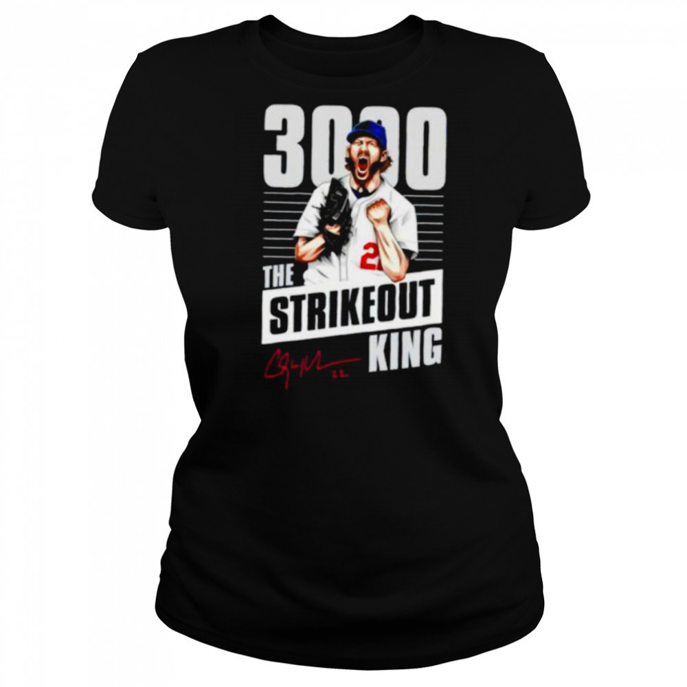 Clayton Kershaw 3000 The Strikeouts King signature shirt Women's T-shirt
