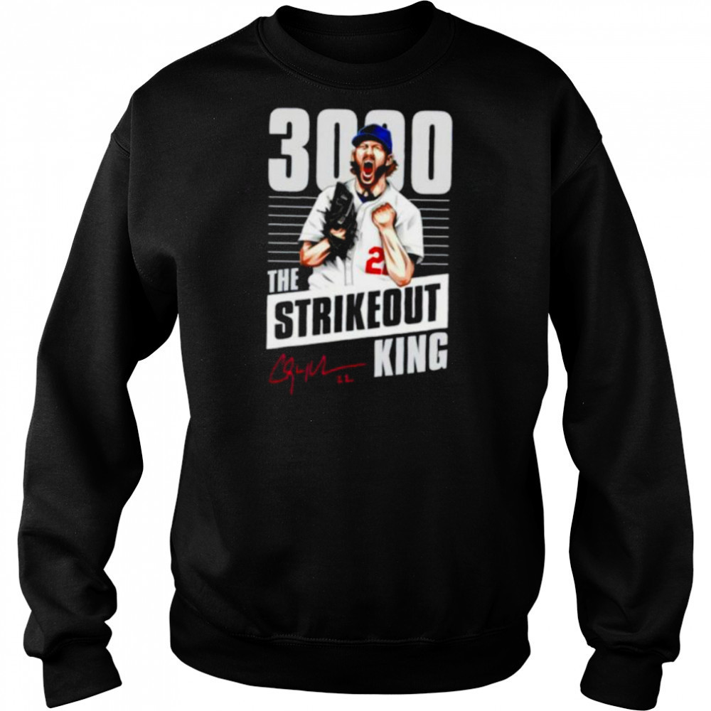 Clayton Kershaw 3000 The Strikeouts King signature shirt Hoodie