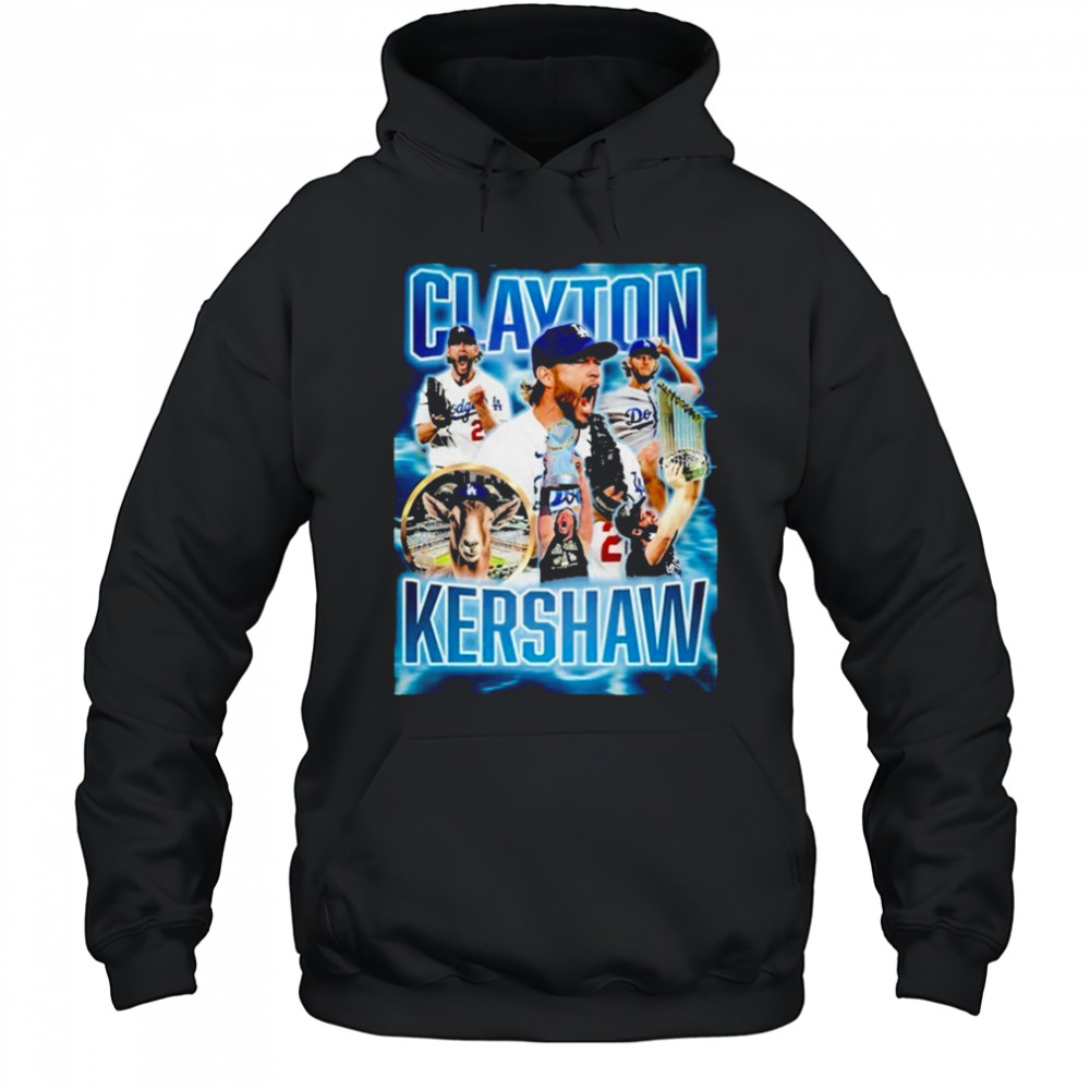 Clayton Kershaw The Goat Blk T-shirt Hoodie