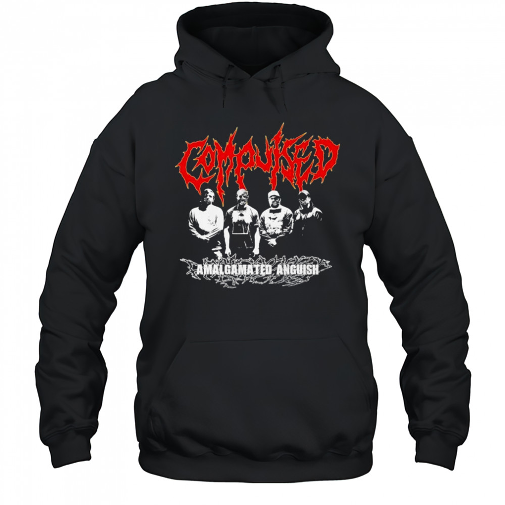 Compulsed Amalgamated Anguish T-Shirt Hoodie