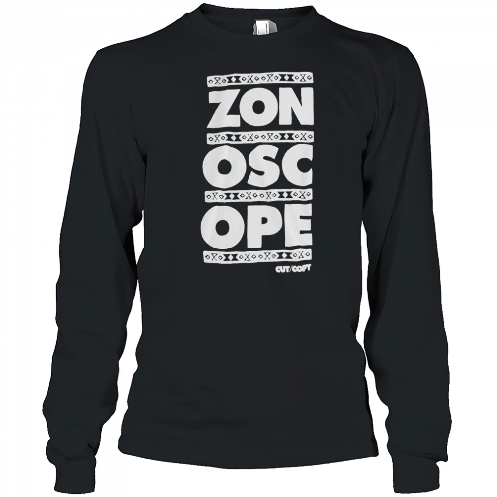 Cut Copy Zon-Osc-Ope T-shirt Long Sleeved